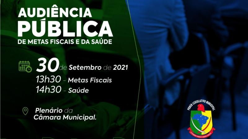 AVISO DE PAUTA: Comissões da Casa realizarão Audiências de Metas Fiscais e Saúde na quinta-feira, 30